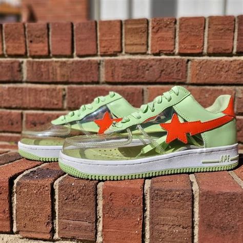 bape see through shoes